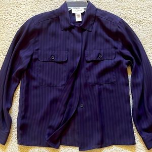 Jones New York purple and black Blouse